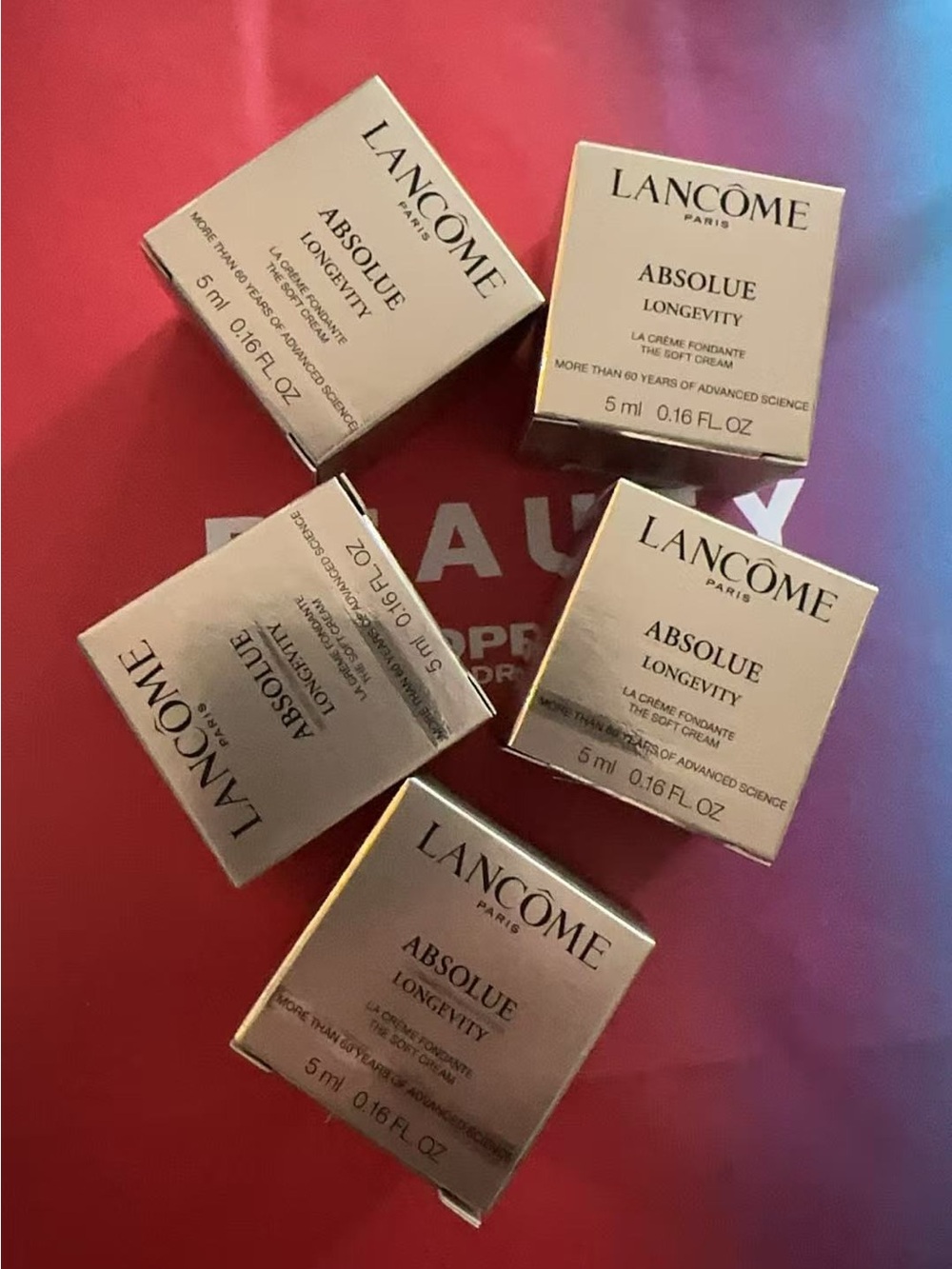 Lancome Absolue Longevity Cream - Gold and Pink Packaging